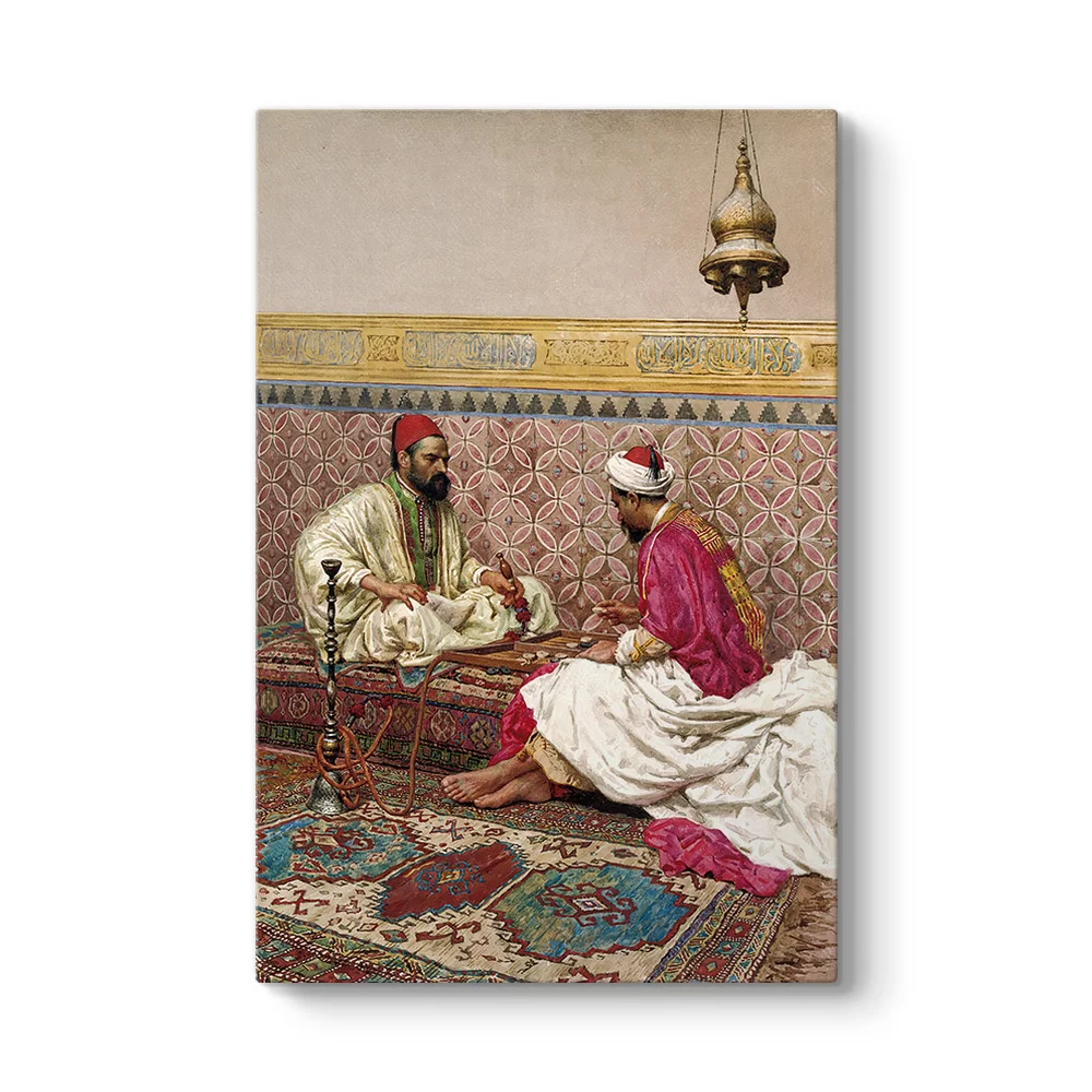 Osmanlıda Tavla Oynayanlar Tablosu - Model 2